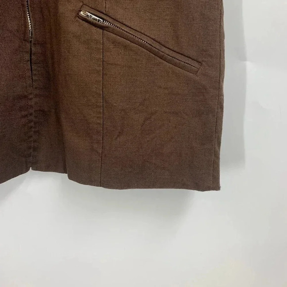 Pendleton Women's Vintage‎ Linen Full Zip Made in Hong Kong Vest Size 4 - Picture 5 of 11